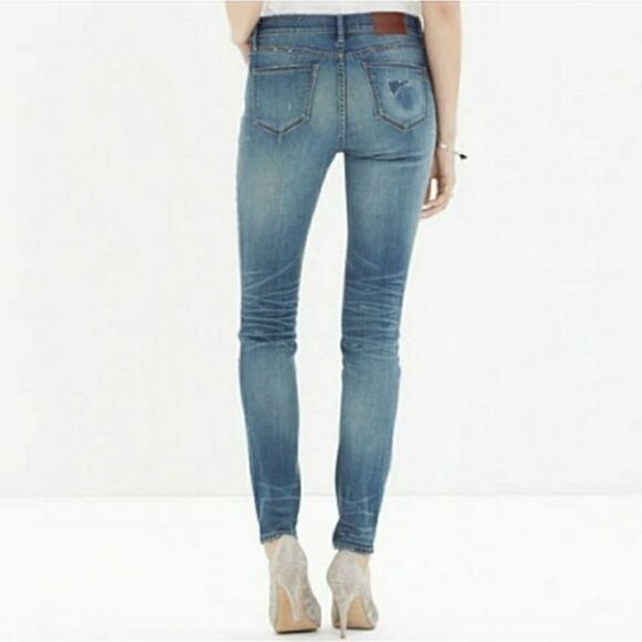 Madewell Rip and Repair Edition Skinny Skinny Jeans Size 27 - Picture 2 of 16
